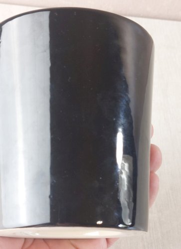 Ancien pot à bougie, en émaux de Longwy, décor Geo / Clotilde D.