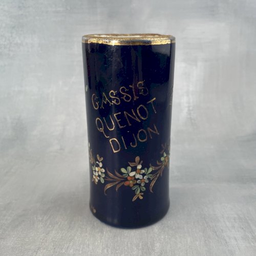 Ancien pot à moutarde extra A. Bizouard Dijon Cassis Quenot Dijon