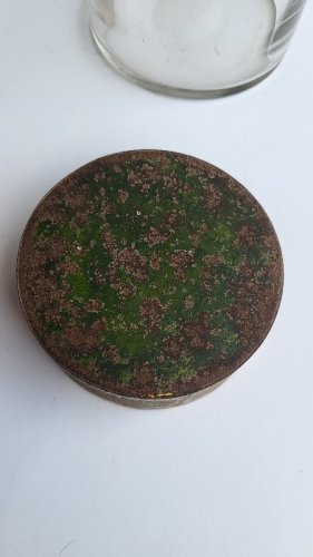 ANCIEN POT A PHARMACIE EN VERRE EPONGES FINES