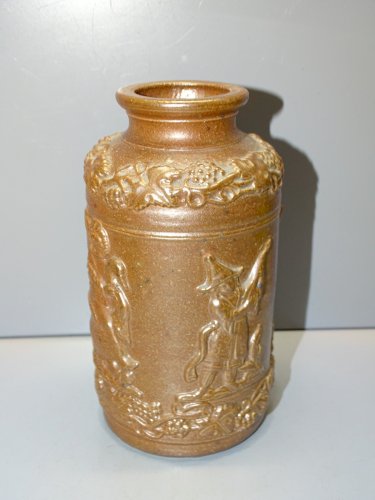 -ANCIEN POT A TABAC GRES DE BEAUVAISIS COLLECTION DECO OBJET DE VITRINE    D