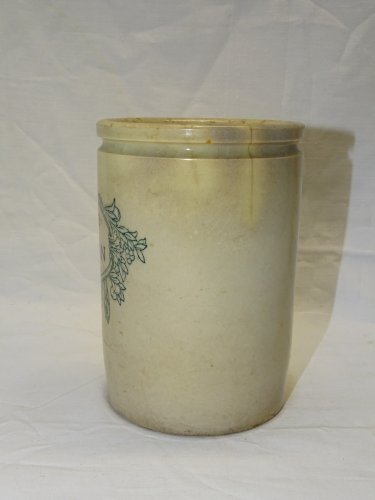 -ANCIEN POT CERAMIQUE CONFITURES FINES FELIX POTIN PARIS COLLECTION CUISINE    D