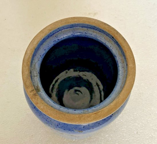 ancien pot en grès  Bourdon Frères Paris vintage poterie artisanat pharmacie