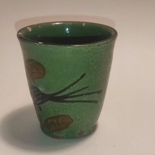 Ancien pot Savoyard en terre cuite vernissée, Savoie, Saint-Jorioz ? art Populaire