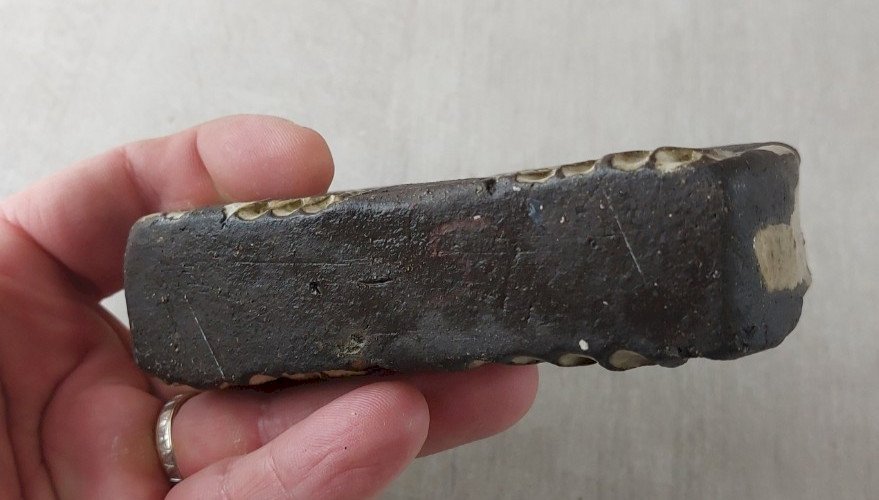 Ancien presse papier / figurine, éléphant, style argonaute Vallauris terre cuite