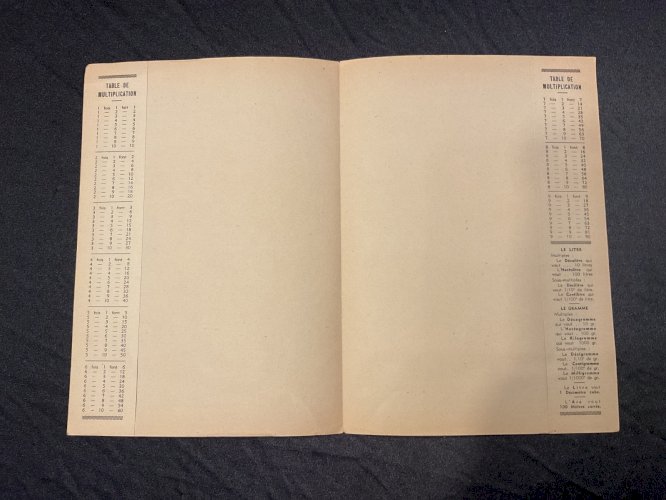 Ancien protège cahier pub ÉLIXIR VÉGÉTAL Chartreuse