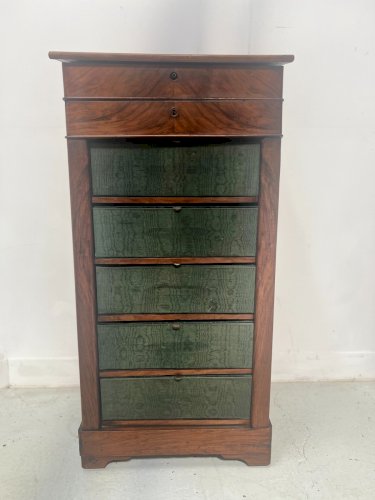 Ancien pupitre cartonnier de clerc de notaire XIX siècle