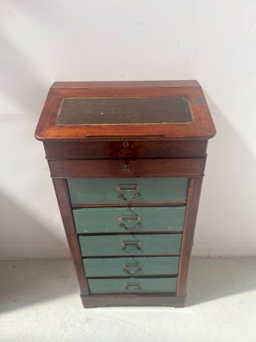 Ancien pupitre cartonnier de clerc de notaire XIX siècle