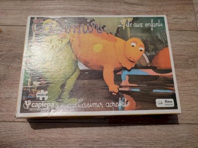 Ancien puzzle 35 pieces casimir acrobate en bon etat et complet