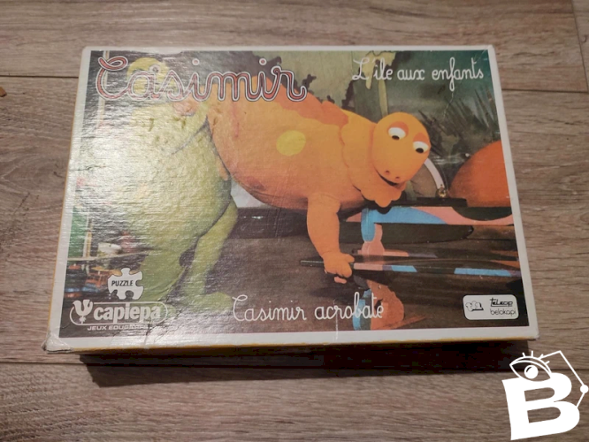 Ancien puzzle 35 pieces casimir acrobate en bon etat et complet