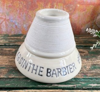 Ancien pyrogène en céramique – “Absinthe Barbier Pontarlier Doubs” – vers 1900