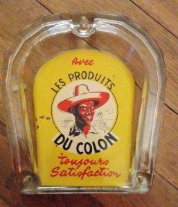 Ancien ramasse monnaie rend monnaie publicitaire publicité Café Du Colon