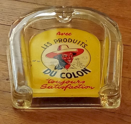 Ancien ramasse monnaie rend monnaie publicitaire publicité Café Du Colon