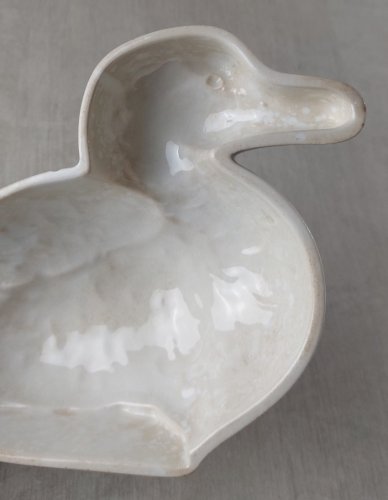 Ancien rare moule forme canard, en céramique de Villeroy & Boch, Dresden