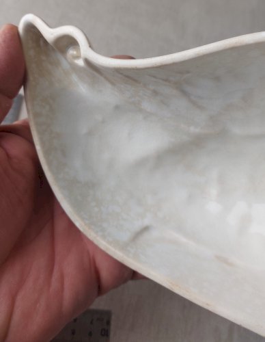 Ancien rare moule forme canard, en céramique de Villeroy & Boch, Dresden