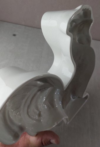 Ancien rare moule forme coq, en céramique de Villeroy & Boch, Wallerfangen