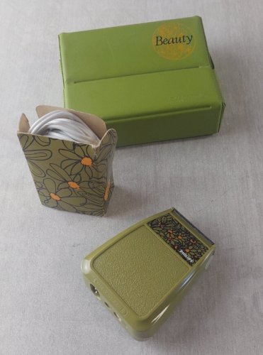 Ancien rasoir électrique pour femme, Philips Beauty, vintage