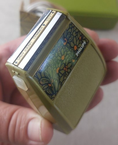 Ancien rasoir électrique pour femme, Philips Beauty, vintage