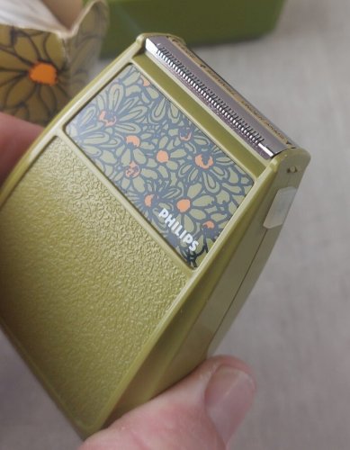 Ancien rasoir électrique pour femme, Philips Beauty, vintage