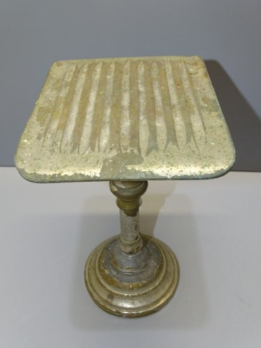 -ANCIEN RENDU MONNAIE MONNAYEUR DE COMPTOIR MAGASIN LAITON Chromé usagé   D