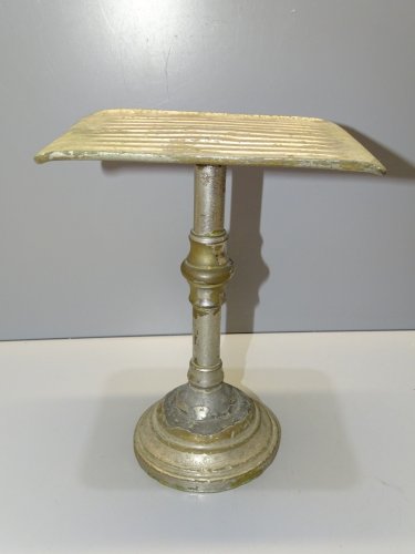 -ANCIEN RENDU MONNAIE MONNAYEUR DE COMPTOIR MAGASIN LAITON Chromé usagé   D