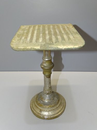 -ANCIEN RENDU MONNAIE MONNAYEUR DE COMPTOIR MAGASIN LAITON Chromé usagé   D