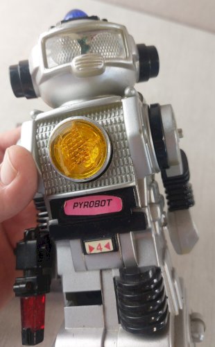 Ancien robot Pyrobot, Pyragric, 1985, vintage