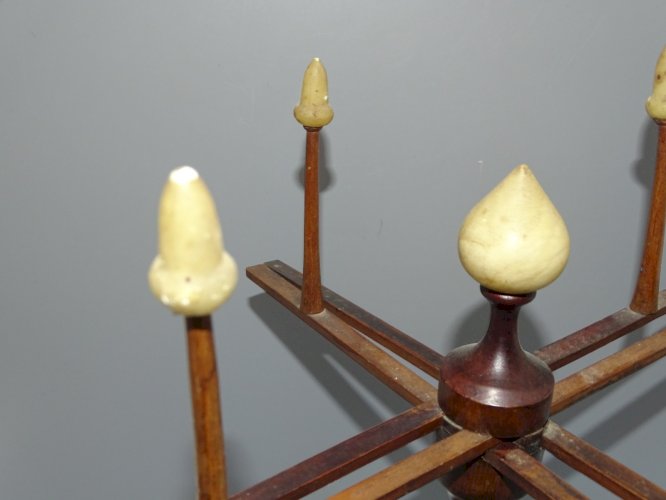 - ANCIEN ROUET DÉVIDOIR DÉROULEUR DE FIL ÉCHEVEAUDOIR COLLECTION DECO VITRINE D