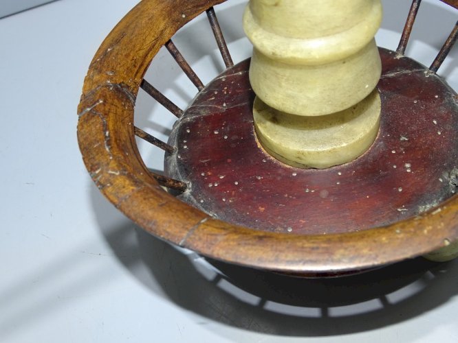 - ANCIEN ROUET DÉVIDOIR DÉROULEUR DE FIL ÉCHEVEAUDOIR COLLECTION DECO VITRINE D