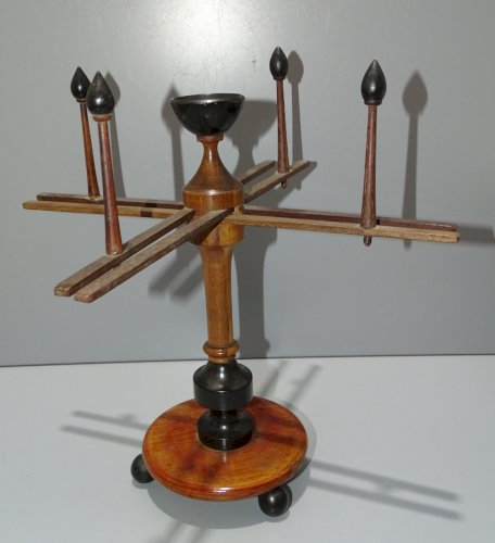 - ANCIEN ROUET DÉVIDOIR DÉROULEUR DE FIL ÉCHEVEAUDOIR COLLECTION DECO VITRINE D