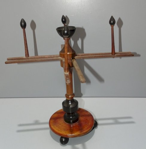 - ANCIEN ROUET DÉVIDOIR DÉROULEUR DE FIL ÉCHEVEAUDOIR COLLECTION DECO VITRINE D