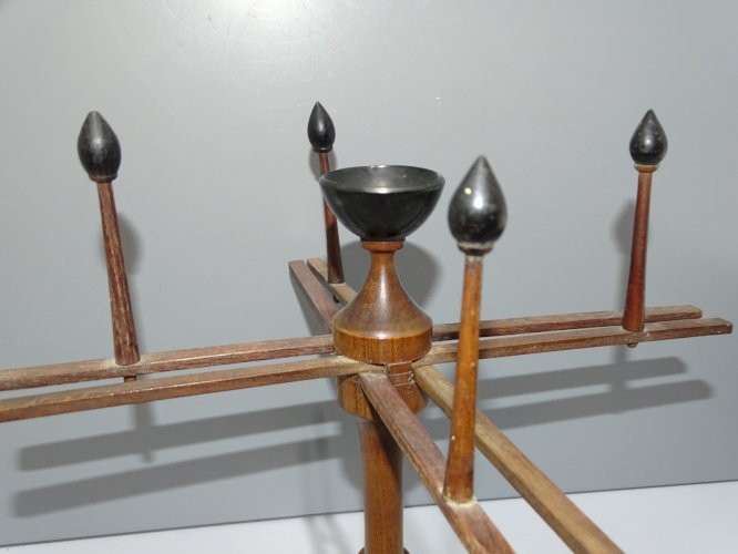 - ANCIEN ROUET DÉVIDOIR DÉROULEUR DE FIL ÉCHEVEAUDOIR COLLECTION DECO VITRINE D