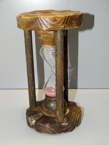 -ANCIEN SABLIER BOIS à CIRER ou PEINDRE SELON VOS GOÛTS COLLECTION DECO   D