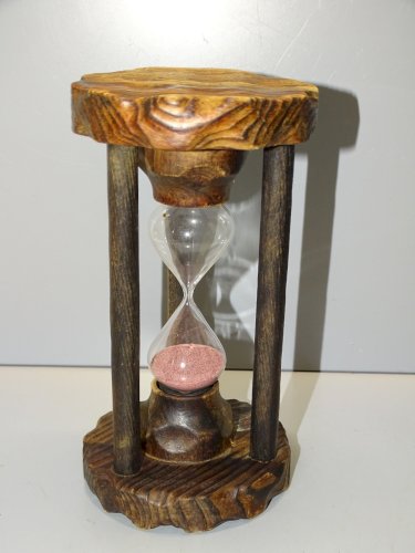 -ANCIEN SABLIER BOIS à CIRER ou PEINDRE SELON VOS GOÛTS COLLECTION DECO   D