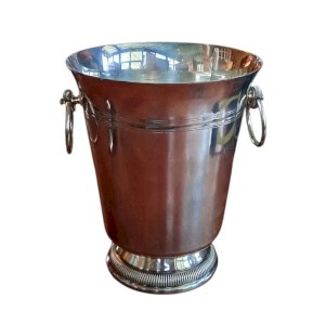 Vintage Silver-Plated Champagne Ice Bucket Decorative Tableware