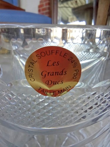 Ancien Seau À Champagne  Cristal Lorraine Les Grands Ducs Édition Limitée