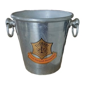 Vintage Champagne Bucket Metal Veuve Clicquot Ponsardin Tableware