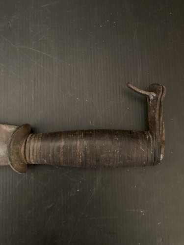 Ancien serpe type italienne Fer forgé  Outils anciens jardinage jardin art pop