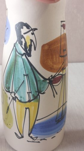 Ancien service à orangeade, en céramique de Vallauris, CMS Jon