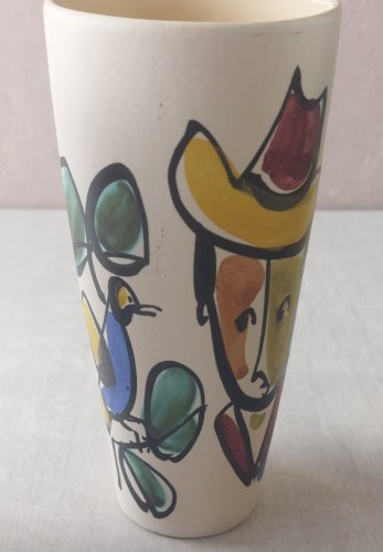 Ancien service à orangeade, en céramique de Vallauris, CMS Jon