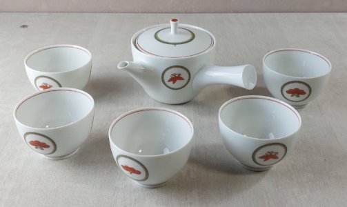 Vintage tea set, bowls/cups + teapot, Noritake Japan