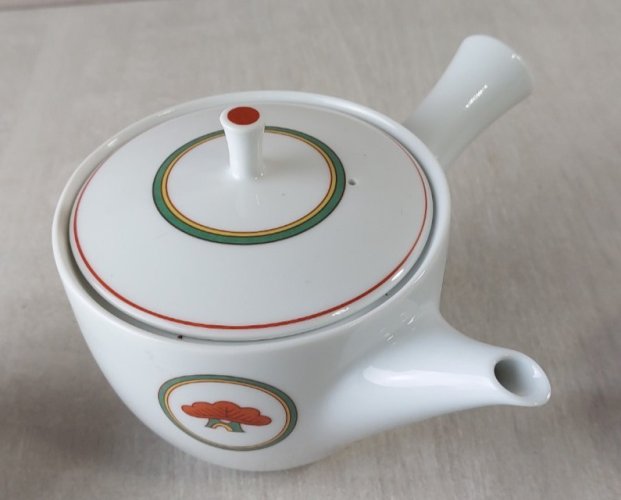 Ancien service à thé, bols / tasses + théière, Noritake Japan ^