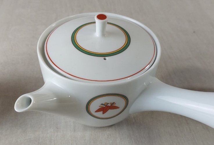 Ancien service à thé, bols / tasses + théière, Noritake Japan ^