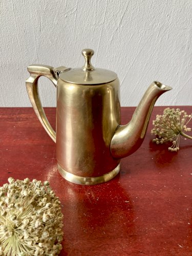 Ancien service à thé et café Art déco en métal argenté