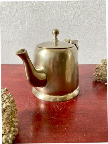 Ancien service à thé et café Art déco en métal argenté