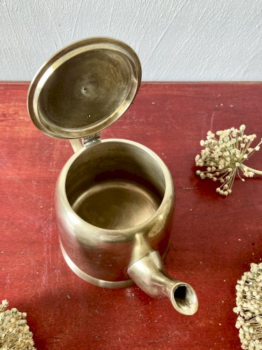 Ancien service à thé et café Art déco en métal argenté