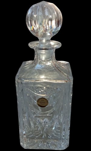 Ancien Service À Whisky 6 Verres + Carafe Cristal Lorraine Les Grands Ducs