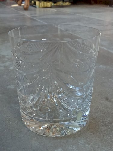 Ancien Service À Whisky 6 Verres + Carafe Cristal Lorraine Les Grands Ducs