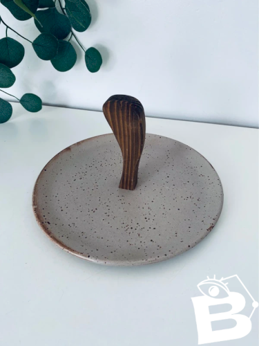 Ancien Serviteur Muet Grès Brutaliste Muratore Vallauris Design Années 70