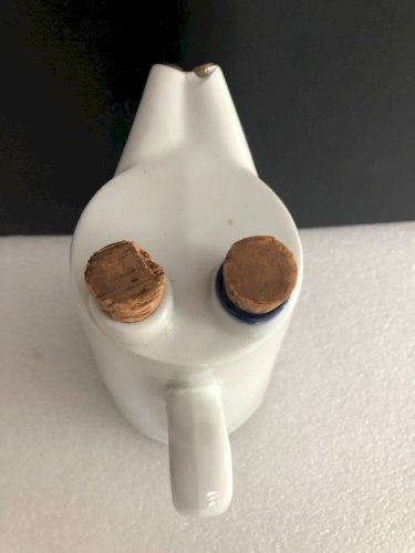 Ancien Siphon appareil Lhote  eau de seltz Porcelaine Paris 19ème