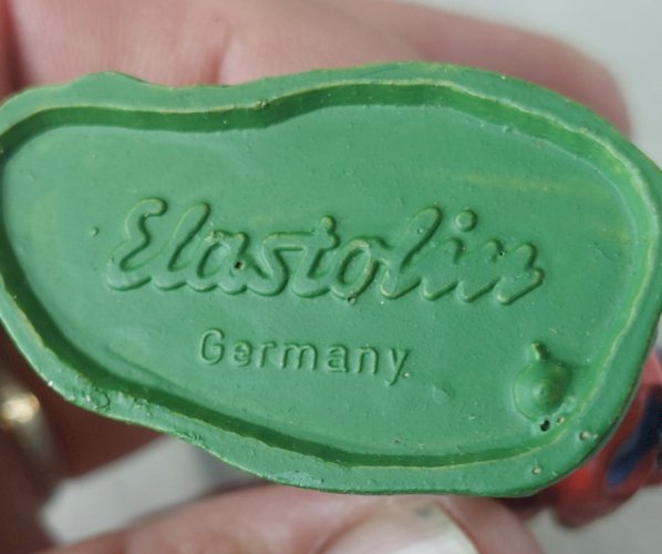 Ancien soldat, alter Fritz / Frederic II, en plastique peint, Elastolin